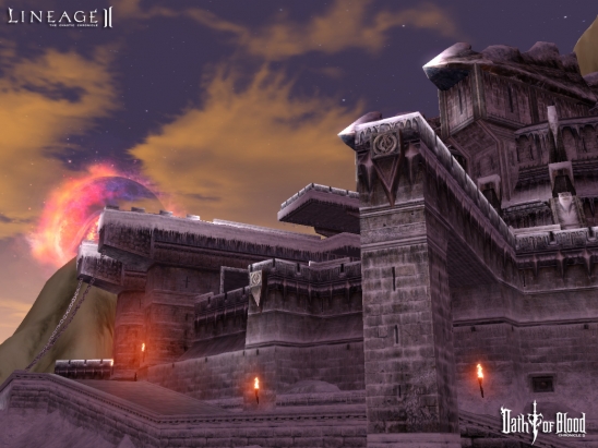 Murallas de un castillo en Lineage II