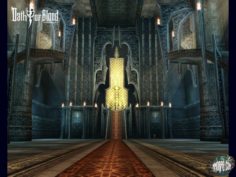 Salón de un castillo de Lineage II